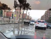 صور.. غرق شوارع الهضبة الوسطى بحى المقطم بسبب انهيار شبكات الصرف الصحى