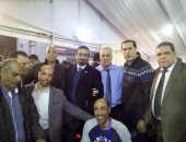 طارق سعيد وفرح على يدليان بصوتهما فى انتخابات الزمالك