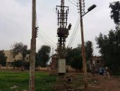 أهالى قرية العطارة بالإسماعيلية يطالبون بإصلاح محول كهرباء لضعف التيار 