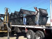 محافظ سوهاج : إزالة التعديات على الأراضى الزراعية و إستلام45 حاوية جمع القمامة