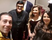 اعرف ماذا قالت دنيا وإيمي عن تكريم والدهما بمهرجان القاهرة