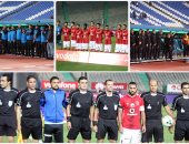 فيديو.. دقيقة حداد على شهداء حادث سيناء قبل انطلاق مباراة الأهلى والداخلية