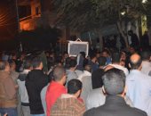 صور..قرية ميت حبيب بالغربية تشيع جثمانى أب وابنه اسشهدا فى حادث العريش الإرهابى