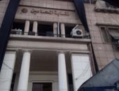 صور.. شارة سوداء على مبنى نقابة المحامين حدادا على شهداء حادث مسجد الروضة