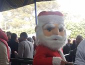 بالصور .. بابا نويل يظهر فى انتخابات نادى الشمس 