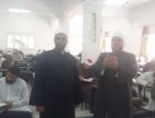 صور .. أئمة الأوقاف بالإسكندرية يؤدون إختبارات الدورة التدربية بـ4لجان