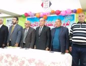 صور.. دقيقة حداد على شهداء الروضة فى افتتاح معرض الصحافة ببورسعيد