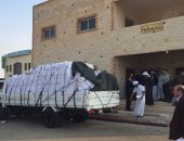 فيديو.. وصول أول قوافل مساعدات الهلال الأحمر المصرى لقرية الروضة بشمال سيناء