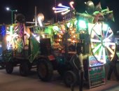 فيديو وصور.. الطرق الصوفية تحتفل بالمولد النبوى بمسيرات فى شوارع المحلة