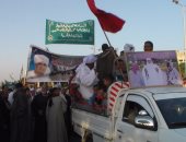 صور.. المولد النبوى فى أسوان يبدأ بمسيرة على الكورنيش وينتهى بالإنشاد