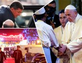 صور العالم هذا المساء.. الشرطة الألمانية تخلى ساحة للاحتفال بالكريسماس بعد العثور على متفجرات.. مستشار سابق لترامب يقر بالكذب بشأن روسيا ويبدى استعداده للشهادة ضده.. وبابا الفاتيكان يطلب "المغفرة" من الروهينجا