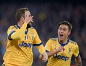 شاهد.. يوفنتوس ينهى الشوط الأول متقدما على نابولى 1-0