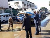 صور.. محافظ سوهاج يوجه برفع مياه الصرف الصحى بمنطقة مدينة ناصر