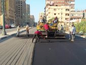 رصف طريق أبو عوالى دلهمو بمركز أشمون بالمنوفية بتكلفة 4 ملايين جنيه