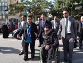 صور ..محافظ البحيرة تدشن مبادرة "وطن ... يجمعنا" لذوى الإعاقة بدمنهور