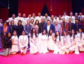 نجوم المجتمع فى عرض مسرحية "سلم نفسك" للمخرج خالد جلال