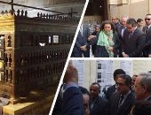 صور.. المفاجآت تتوالى.. هبوط أرضى بمسجد الإمام الشافعى يكشف عن جبانة أثرية..  وزير الآثار خلال متابعته للحالة الإنشائية للجامع: البدء فى دراسة الكشف الأثرى لمعرفة هويته.. وأعمال ترميم القبة كشفت عن ضريح أسفلها