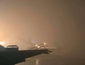 توقف حركة المعديات بين ضفتى قناة السويس فى بورسعيد بسبب الشبورة