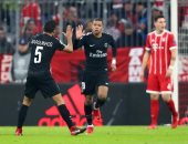 مبابى يسجل هدف باريس سان جيرمان الأول أمام بايرن ميونخ