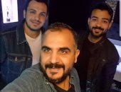 هيثم شاكر ينشر صورة مع وليد سعد والموزع أحمد إبراهيم داخل الاستوديو