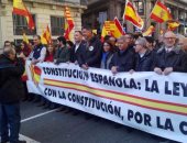 الآلاف فى برشلونة يطالبون بوحدة إسبانيا فى الذكرى الـ39 للموافقة على دستور 78