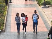 صور.. باكامانى يصطحب أسرته داخل الأهلى