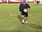  بالفيديو.. ماردونا يعود لاستعراض مهارته من جديد