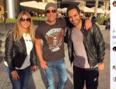 شاهد..  محمد عادل إمام ودنيا سمير غانم وأحمد فهمى فى مهرجان دبى