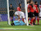 فيديو.. "جمال" الحدود يهدد مرمى الزمالك بضربة رأس