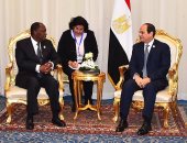السيسي يلتقى رئيس كوت ديفوار ويتفقان على عقد لجنة مشتركة لتفعيل أطر التعاون