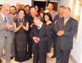 جامعة قناة السويس تشارك فى افتتاح معرض الرسم التصويرى الصينى بمركز الجزيرة للفنون