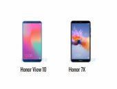 إيه الفرق.. أبرز الاختلافات بين هاتفى Honor View 10 و Honor 7X