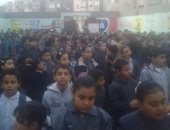 بالصور ..القدس والقضية الفلسطينية عنوان البرامج الإذاعية بمدارس دمياط