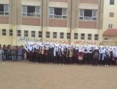 طلاب مدارس المنوفية وبنى سويف يهتفون "القدس عربية" 