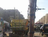 قارئ يشكو سرقة الباعة الجائلين للكهرباء فى مدينة نصر 