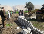 إزالة 10 حالات تعدى على الأراضى الزراعية بمدينة ساقلته