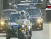 موكب الرئيسين السيسى ونظيره الروسى يغادر مطار القاهرة الدولى