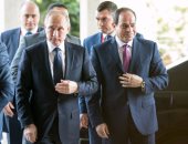 الرئيسان السيسى وبوتين يصلان قصر الاتحادية لعقد قمة مصرية روسية