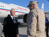 ننشر صور زيارة الرئيس الروسى لقاعدة حميميم العسكرية فى سوريا