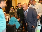 محافظ المنوفية يشهد فعاليات الإحتفال باليوم العالمى لذوى الإعاقة بشبين الكوم 
