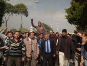 صور .. نائب رئيس جامعة الازهر وعمداء الكليات يشاركون بمسيرة " القدس عربية" 