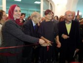 صور.. افتتاح معرض "من وحى النيل والأهرام" لـ ماجدة سعد الدين