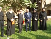 وزير السياحة يرافق وفد مؤسسة Opera Romana Pellegrinaggi بزيارة لكنائس أثرية