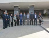 رئيس جامعة أسوان يستقبل رئيس الجهاز المركزى للتنظيم والإدارة