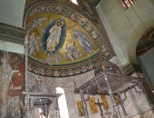 صور.. انتهاء أعمال ترميم فسيفساء كنيسة التجلى بسانت كاترين
