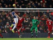 فيديو.. رأسيات طائشة تحرم حجازى وصلاح من التسجيل فى لقاء ليفربول وبروميتش