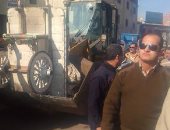 شرطة المرافق تشن حملة مكبرة لإزالة الإشغالات والتعديات بشوارع الدقهلية