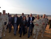 صور.. سحر نصر وكامل الوزير ومحافظ القليوبية يتفقدون المنطقة الاستثمارية ببنها