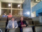 صور.. ريكاردو يحضر مباراة الزمالك أمام الإسماعيلى