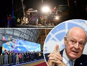 صور العالم هذا المساء.. مقتل وإصابة 28 شخصا بينهم أطفال إثر تصادم قطار بحافلة فى فرنسا.. أمريكا تسعى لتشكيل تحالف لمواجهة إيران.. أسف أممى على محادثات السلام السورية "المهدرة".. أوروبا تمدد العقوبات على روسيا